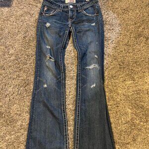 Miss Me Women's Navy and Blue Jeans